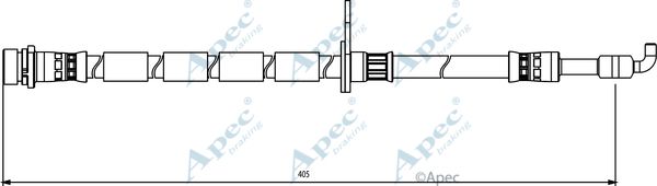 APEC BRAKING Тормозной шланг HOS3868